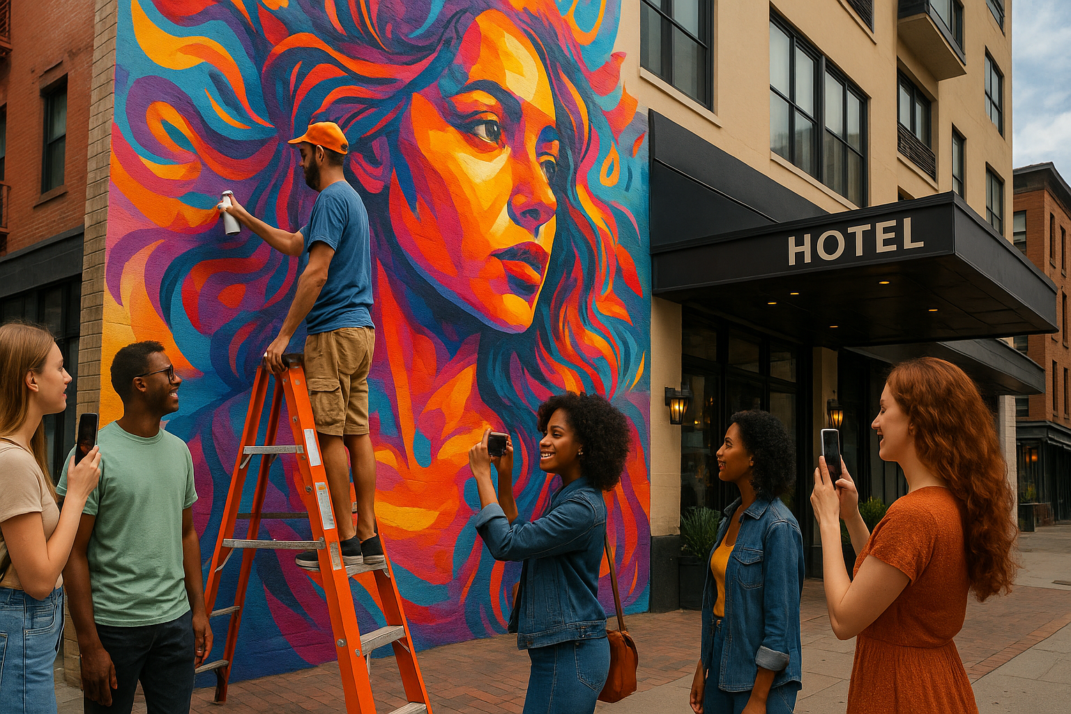 Collaborating with Artists to Create Destination Buzz