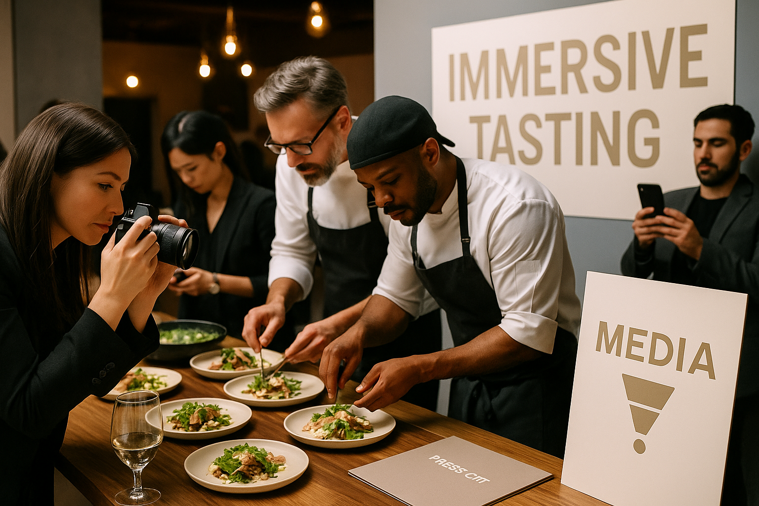 Immersive Tastings and F&B Media Events