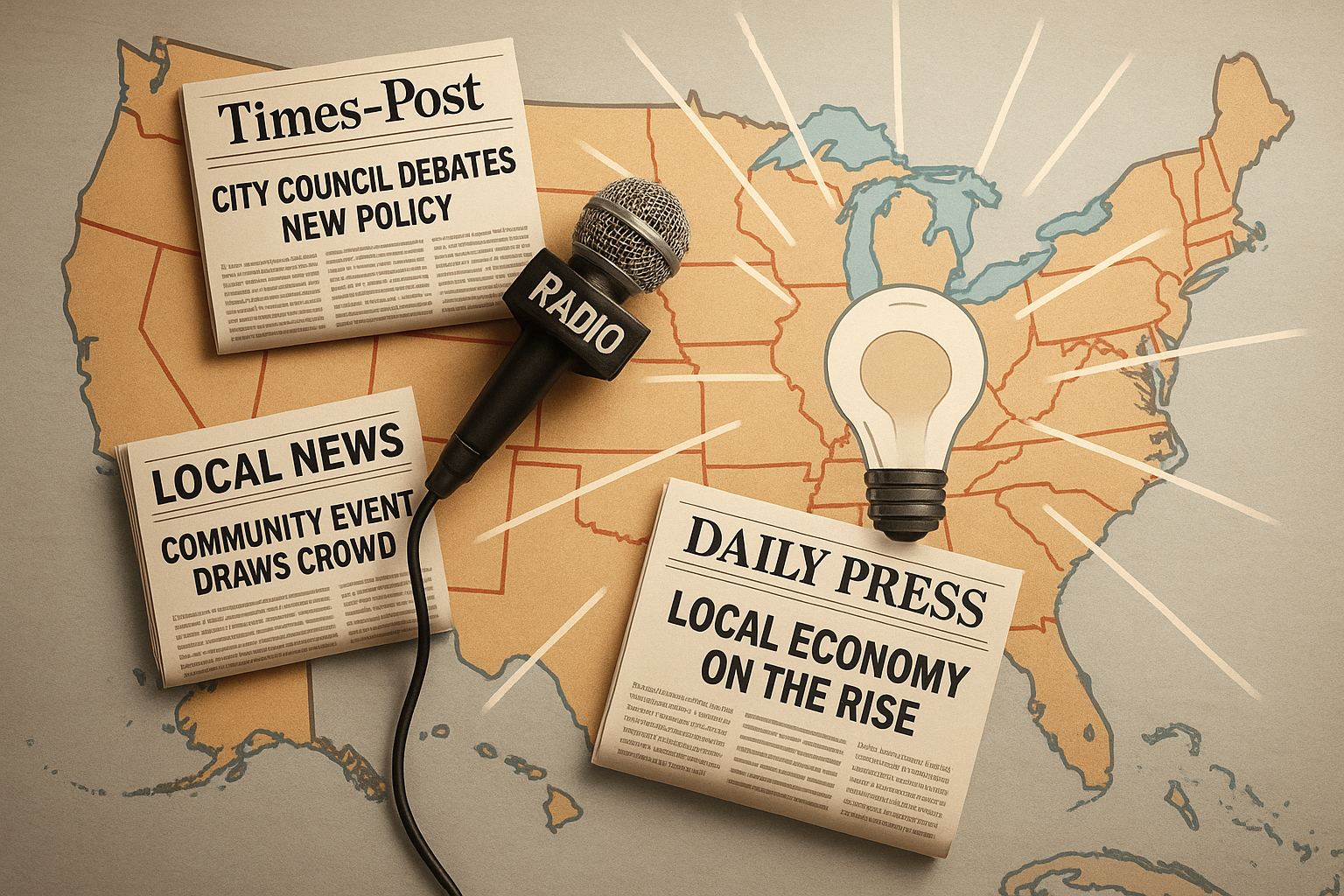 Strategic Use of Local Media for National Buzz