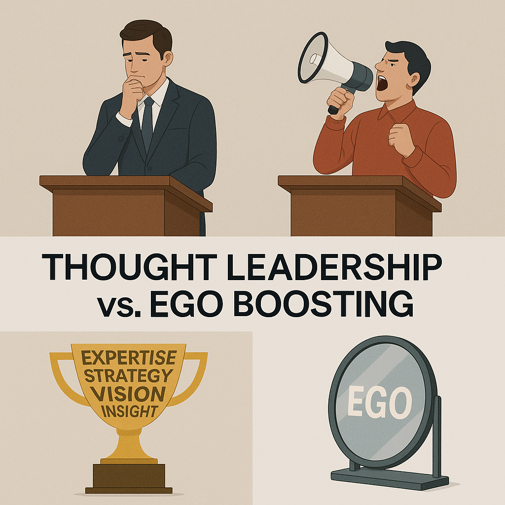 Thought Leadership vs. Ego Boosting