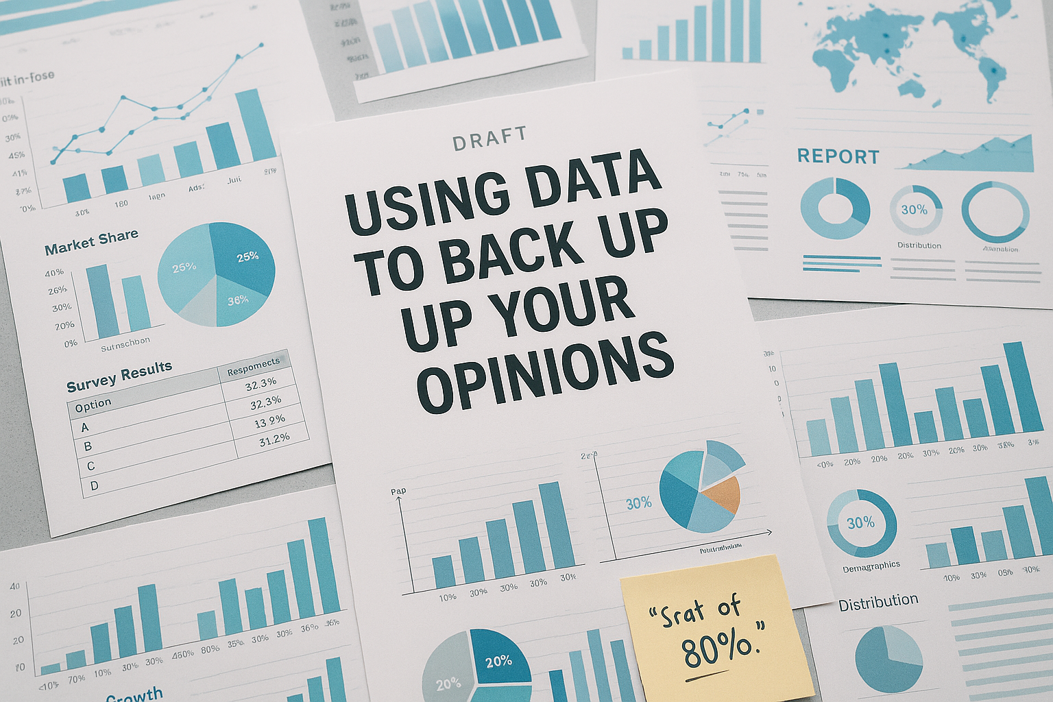 Using Data to Back Up Your Opinions