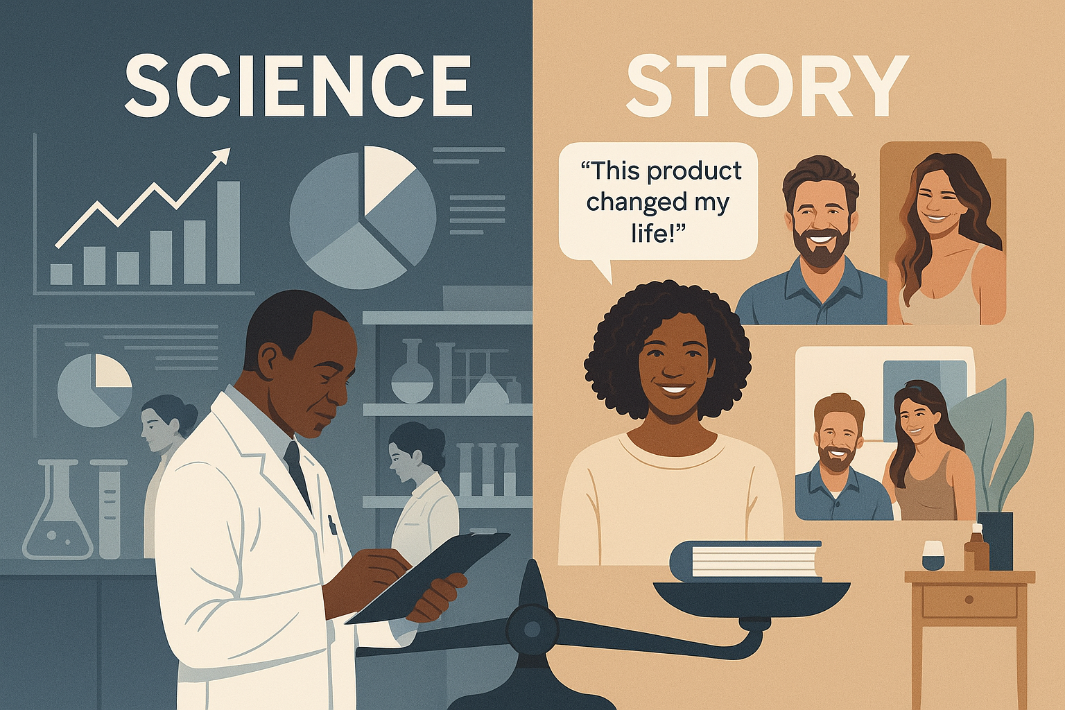 When to Use Science and When to Use Story